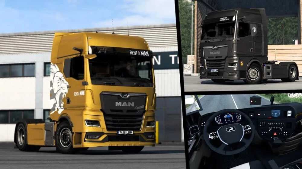 MAN TGX GS 18.510 NEW GENERATION + TRAILERS [1.45] ETS2