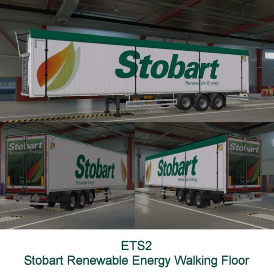 Stobart Renewable Energy walking floor trailer