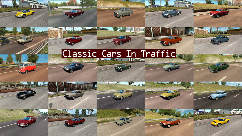Classic Cars Traffic Pack by TrafficManiac v9.5