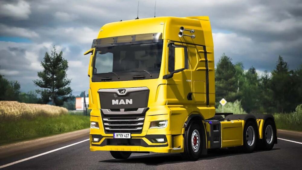 ETS2: MAN TGX 2020 Analog Dashboard Interior v 1.1 Trucks, Mods,  Interieurs, Other, MAN Mod für Eurotruck Simulator 2