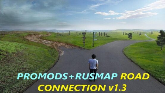 Promods 2.62 & Rusmap 2.45 Road Connection v1.3 1.45