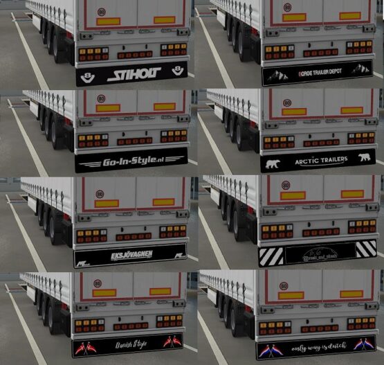 SCS Trailer Mudflap Pack 2.0