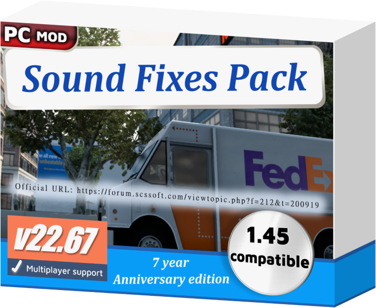Sound Fixes Pack v22.67 – 7 year anniversary edition