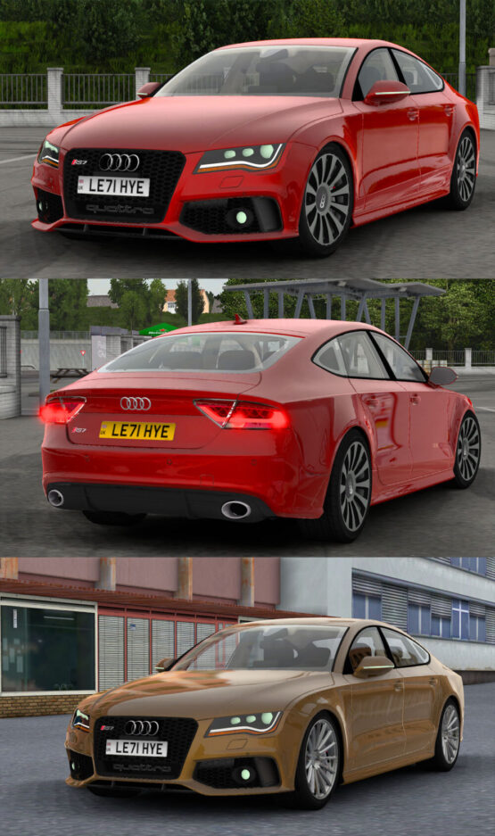 Audi RS7 Sportback 2013 4G8 V4.3 1.46 | ETS2 mods