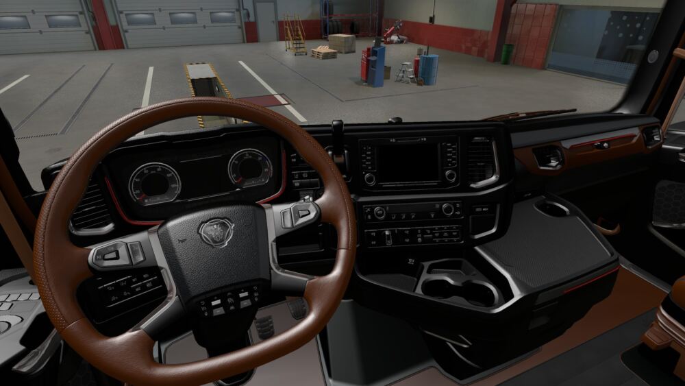 Scania 2016 Brown-Black interior
