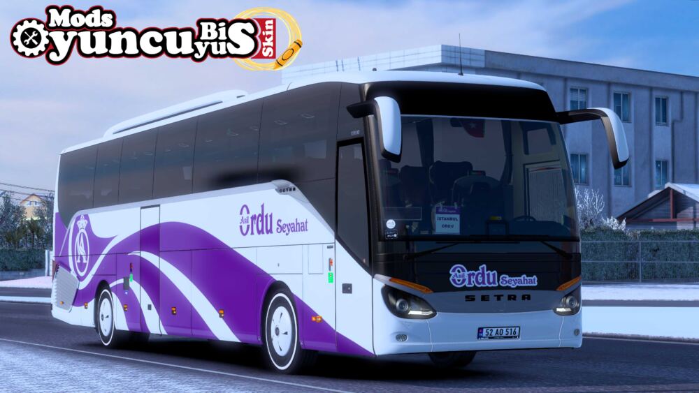 Setra s516 HD Asil Ordu Seyahat Skinpack