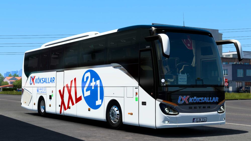 Setra s516 HD DK Köksallar Skinpack