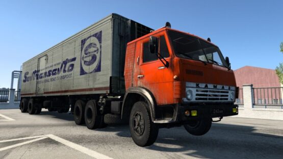 Truck KAMAZ 5410 Modified OQ37 + trailers 1/46￼