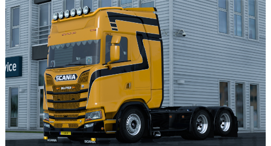 WFTruckstyling Changeable paintjob for Scania S NG