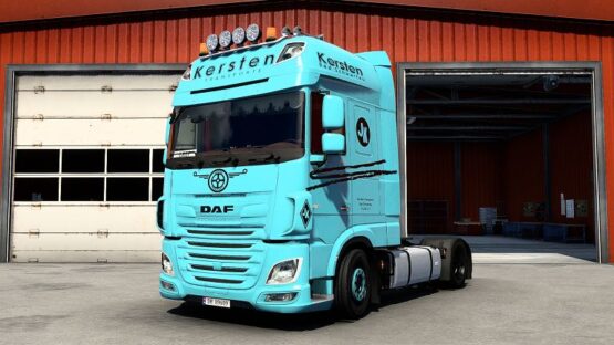 DAF XF Euro 6 Kersten Transporte (Trucker 79 TV) Skin