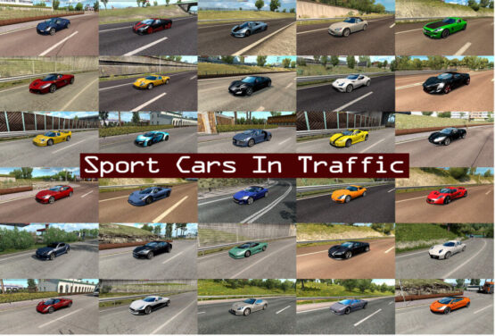 Sport Cars Traffic Pack by TrafficManiac v11.8