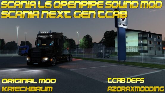 Re: Scania NG Tcab SCS Base L6 Openpipe Kriechbaum Adaptation