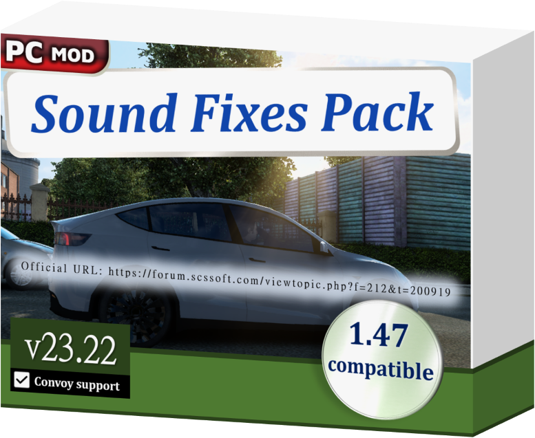 Sound Fixes Pack v23.22 for 1.47 open beta