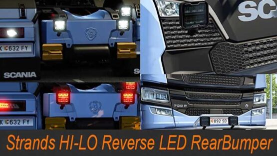 Strands HI-LO Reverse Brake LEDs Scania NG RearBumper