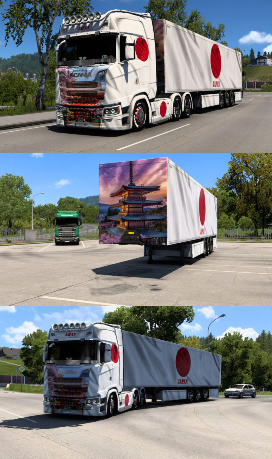Japanese Mod Pack JAPAN SKIN | ETS 2 mods