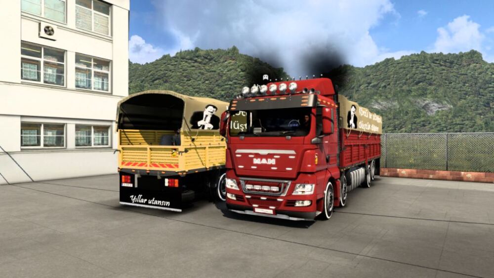 MAN 8×2 by Finion (Kirkayak) [ETS2 1.47]