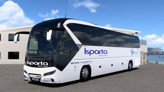 Neoplan Tourliner C13 Blue Isparta Petrol Turizm Kaplaması