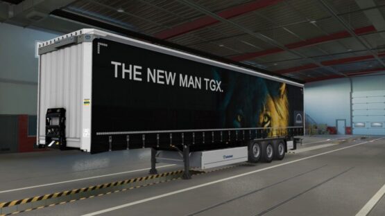 “The New MAN TGX” painting for trailers