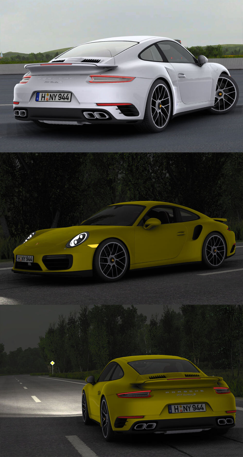 Porsche 991.2 911 Turbo S 2016 V1.4 1.47