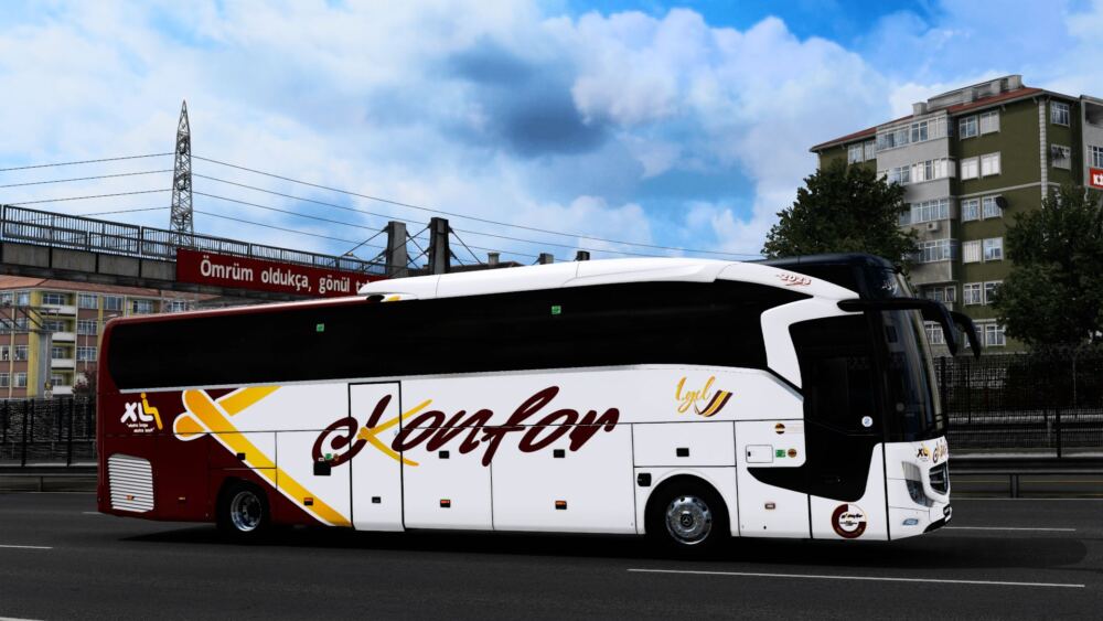 Mercedes Benz Travego 16 SHD Euro 6 Konfor Turizm Kurumsal Skin