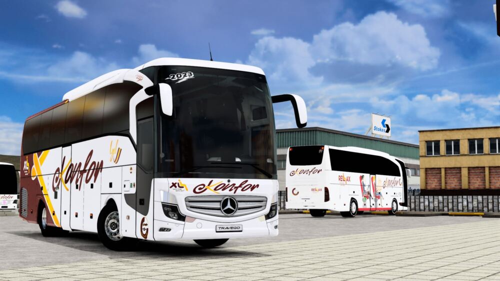 Mercedes Benz Travego 15 SHD Euro 6 Konfor Turizm Kurumsal Skin