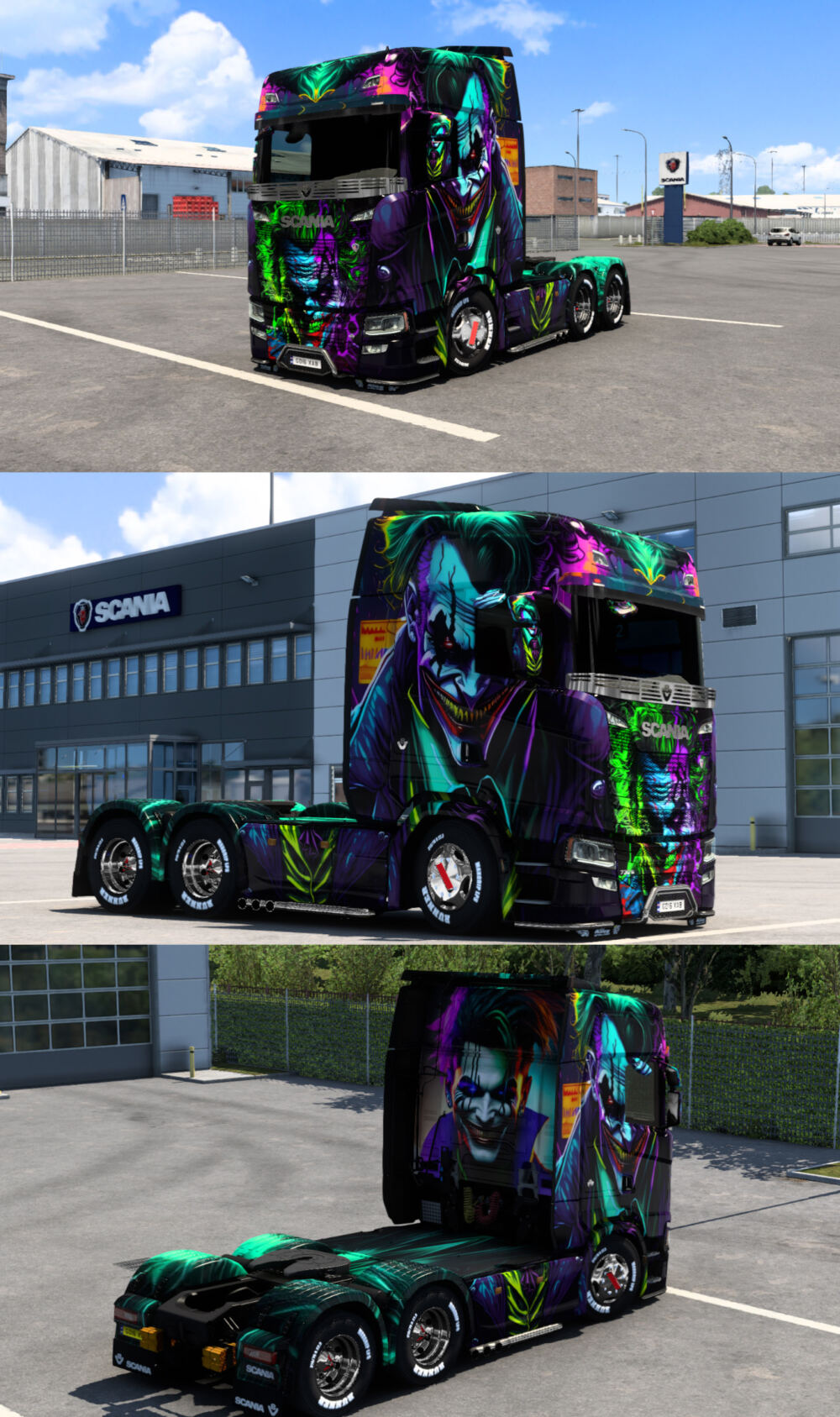 SCANIA JOKER SKIN | ETS2 mods