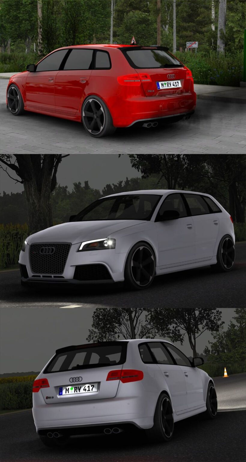 Audi RS3 Sportback 2011 8P V2.0 1.48 | ETS2 mods