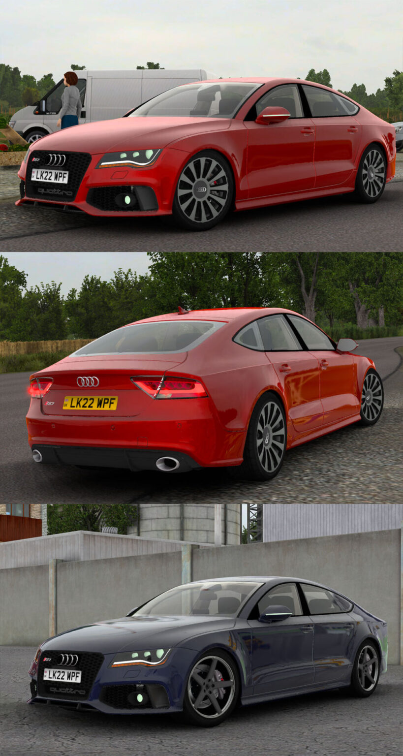 Audi RS7 Sportback 2013 4G8 V4.5 1.48 | ETS2 mods