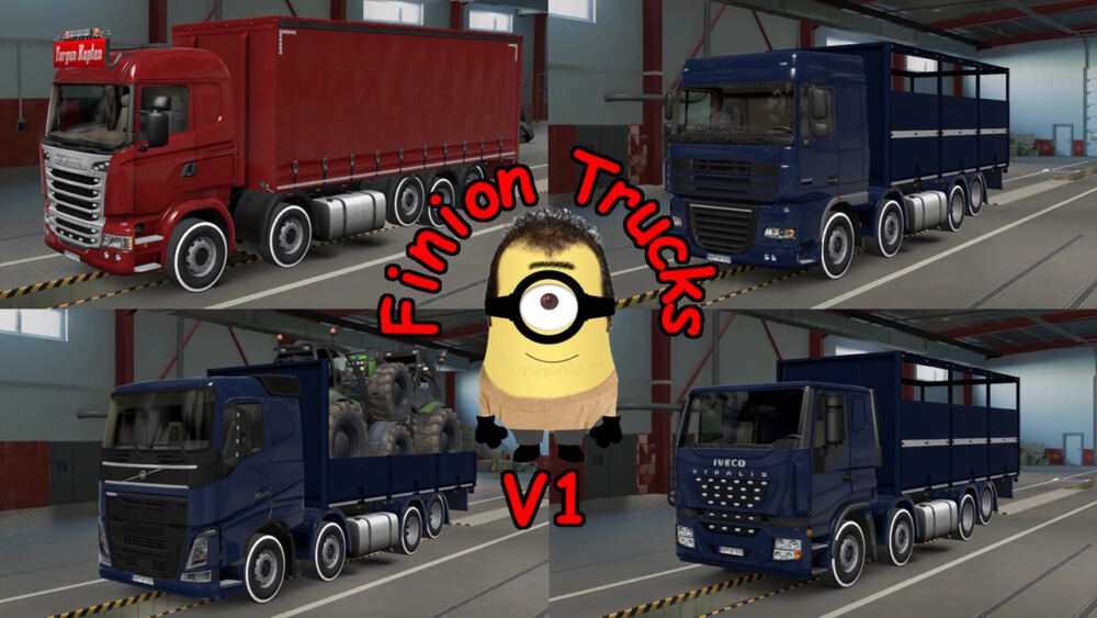 Finion Truck V1 [Scania + DAF + Volvo + Iveco] [ETS2 1.48]