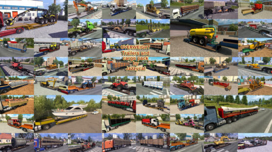 Overweight Trailers and Cargo Pack by Jazzycat v11.7.1