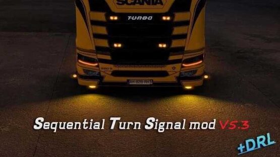 Sequential Turn Signal mod for NG Scania v5.3