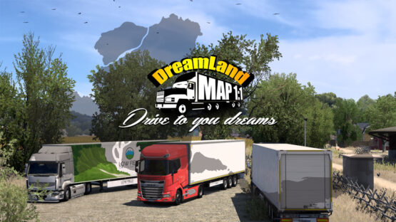 [ETS 2] DreamLand Map v1.0.2 / 1.49 Compatibility | 1:1 Scale