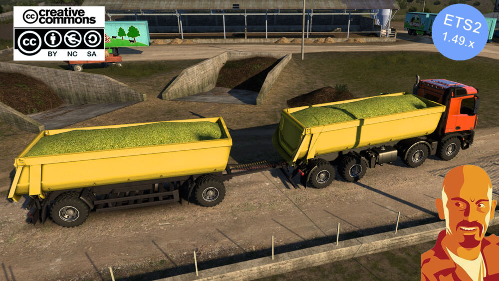 AGRAR KIPPER TRAILER ETS2 1.49.X | ETS2 mods