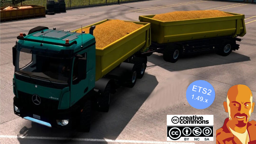 AGRAR KIPPER TRAILER ETS2 1.49.X | ETS2 mods