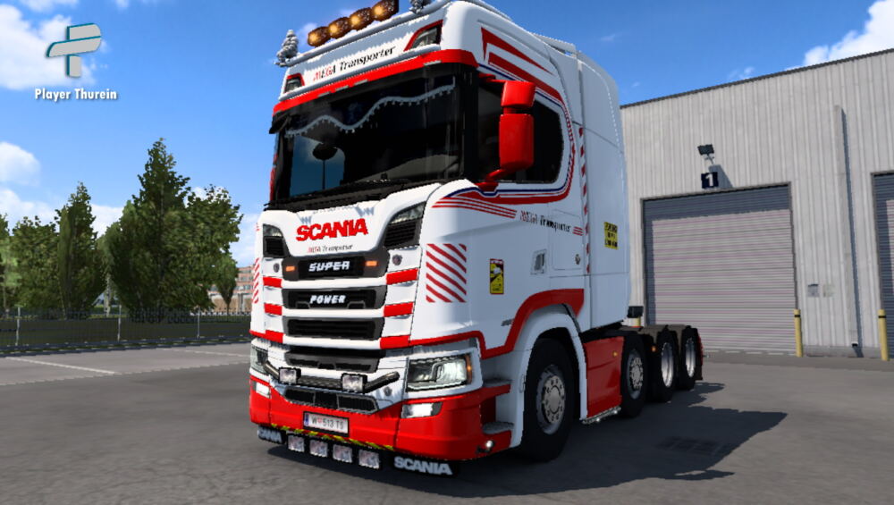 MEGA Transporter skin for Scania S by Player Thurein