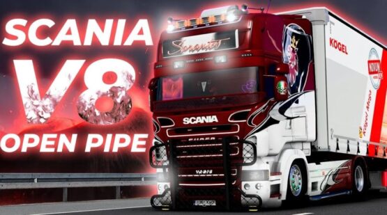 Scania 6 Series Open Pipe Sound v1.3