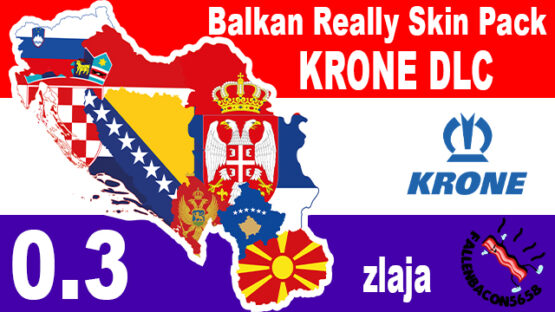 Balkan Really Skin Pack KRONE dlc 0.3