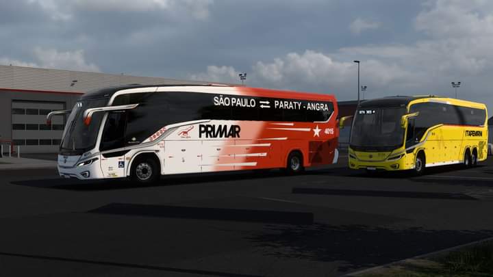 Busscar NB1 4×2 e 6×2 Volvo e Scania | ETS2 mods