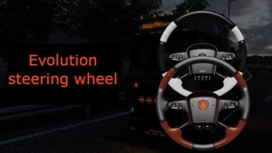 Evolution steering wheels for Scania S 2016 v5.1
