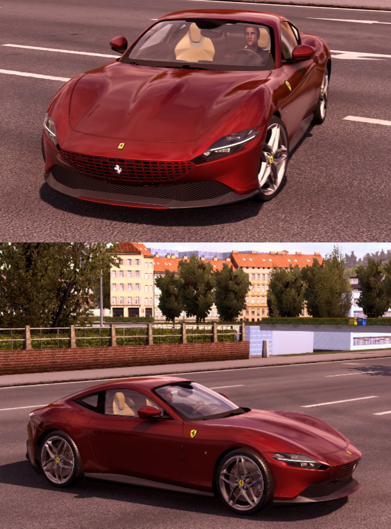 Ferrari Roma Spider 2021 2.2 | ETS2 mods