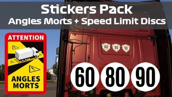 Stickers Pack – Angles Morts & Speed Limit Discs v1.0