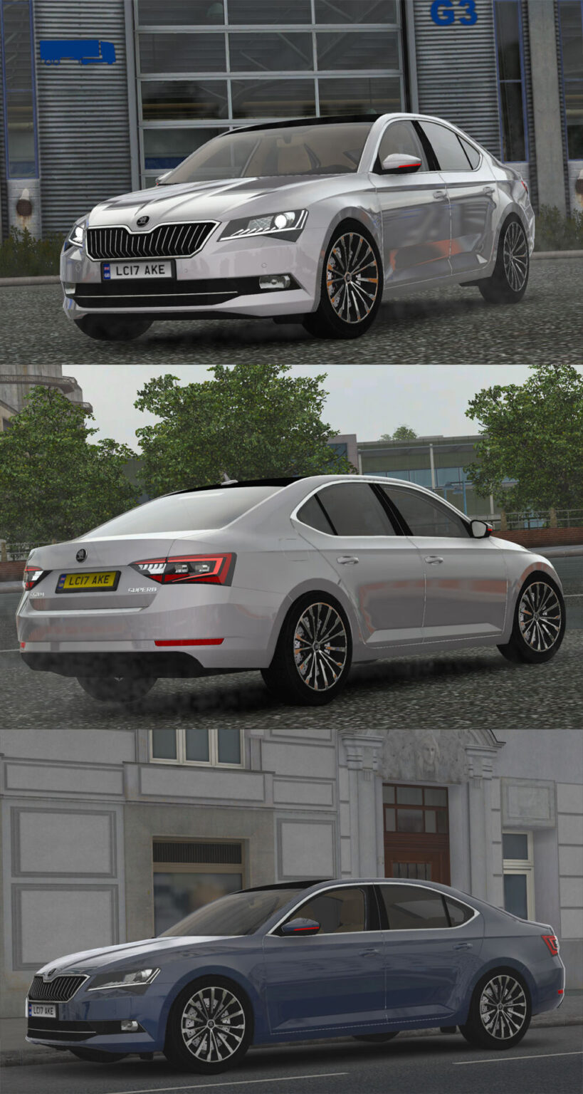 Skoda Superb B8 2017 V4.5 1.50 | ETS2 Mods