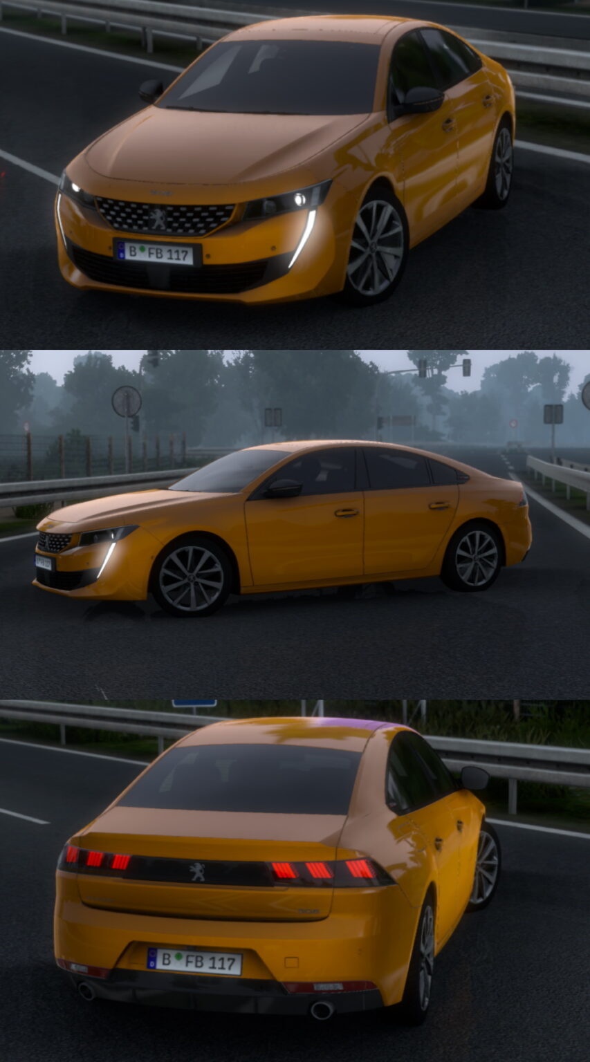 2022 Peugeot 508 GT 1.2 1.50x | ETS2 mods