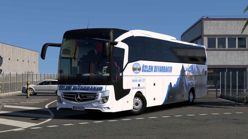 2024 Ozlem Diyarbakir Coating for Mercedes Benz Travego | ETS2 mods