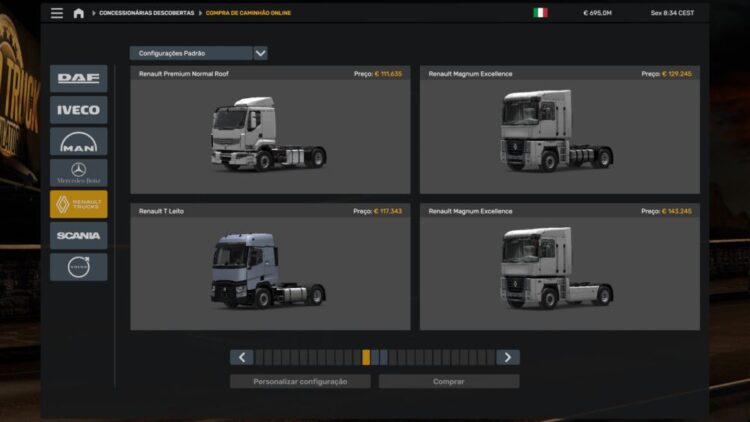 ALL TRUCKS AT THE DEALER ETS2 BY RODONITCHO MODS 1.0 1.50 02 07 2024