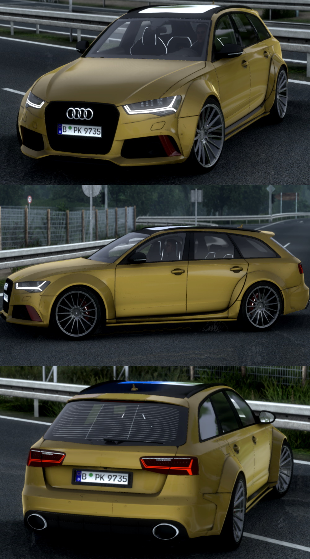 Audi RS6 C7 Avant 2016 1.4 1.50x | ETS2 mods