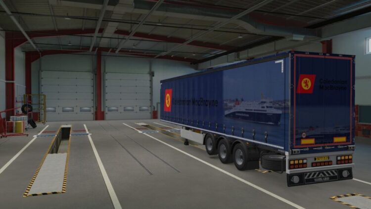 Caledonian MacBrayne Curtainsider Skin