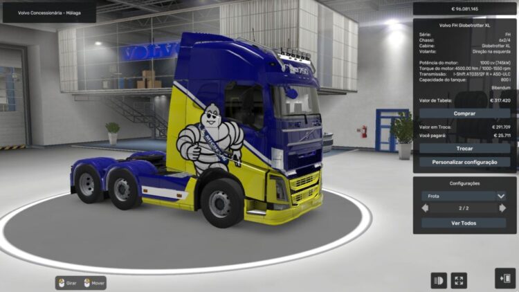 ENGINE D17 1000 HP VOLVO FH16 2012 BY RODONITCHO MODS 1.0 1.50