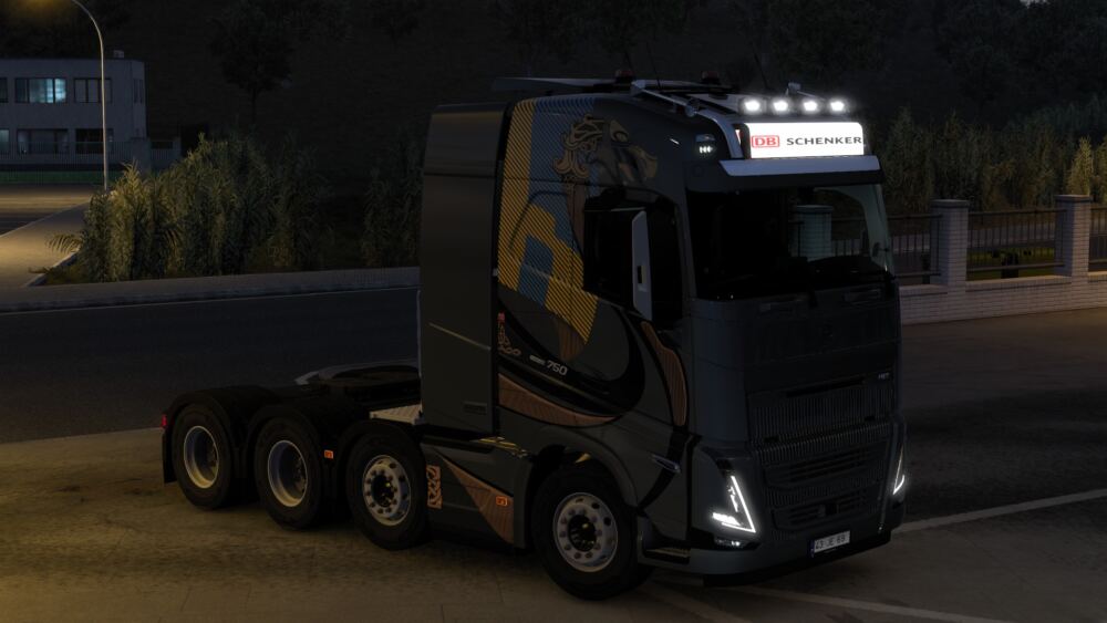 LIGHTBOX DB SCHENKER VOLVO FH 2022 SANAX BY RODONITCHO MODS 1.0 1.50 10