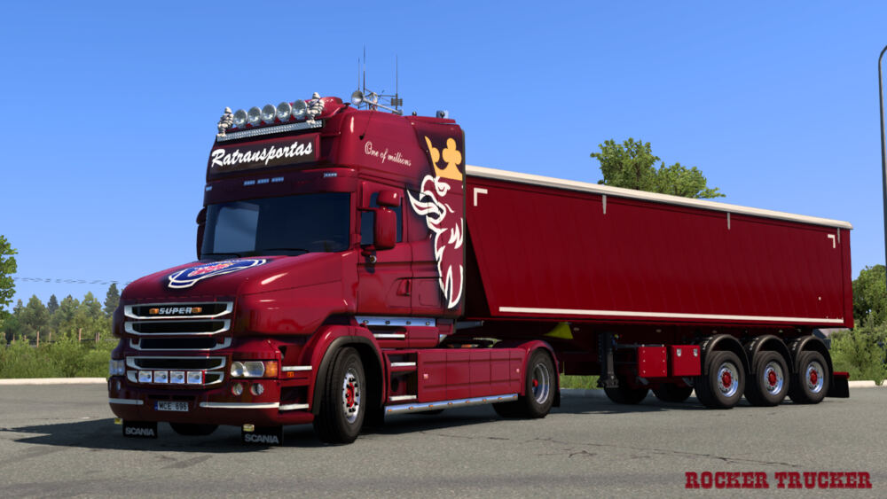 UAB Ratransportas Skin Pack v1.0 | ETS2 mods